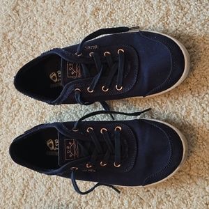 Bobs navy blue canvas sneakers Sz 7